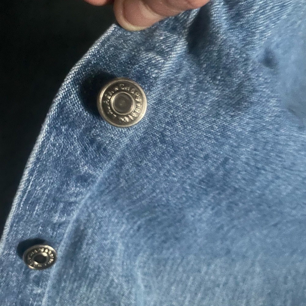 CHAPS Ralph Lauren Classic Blue Denim Shirt Jacket - Picture 2 of 4